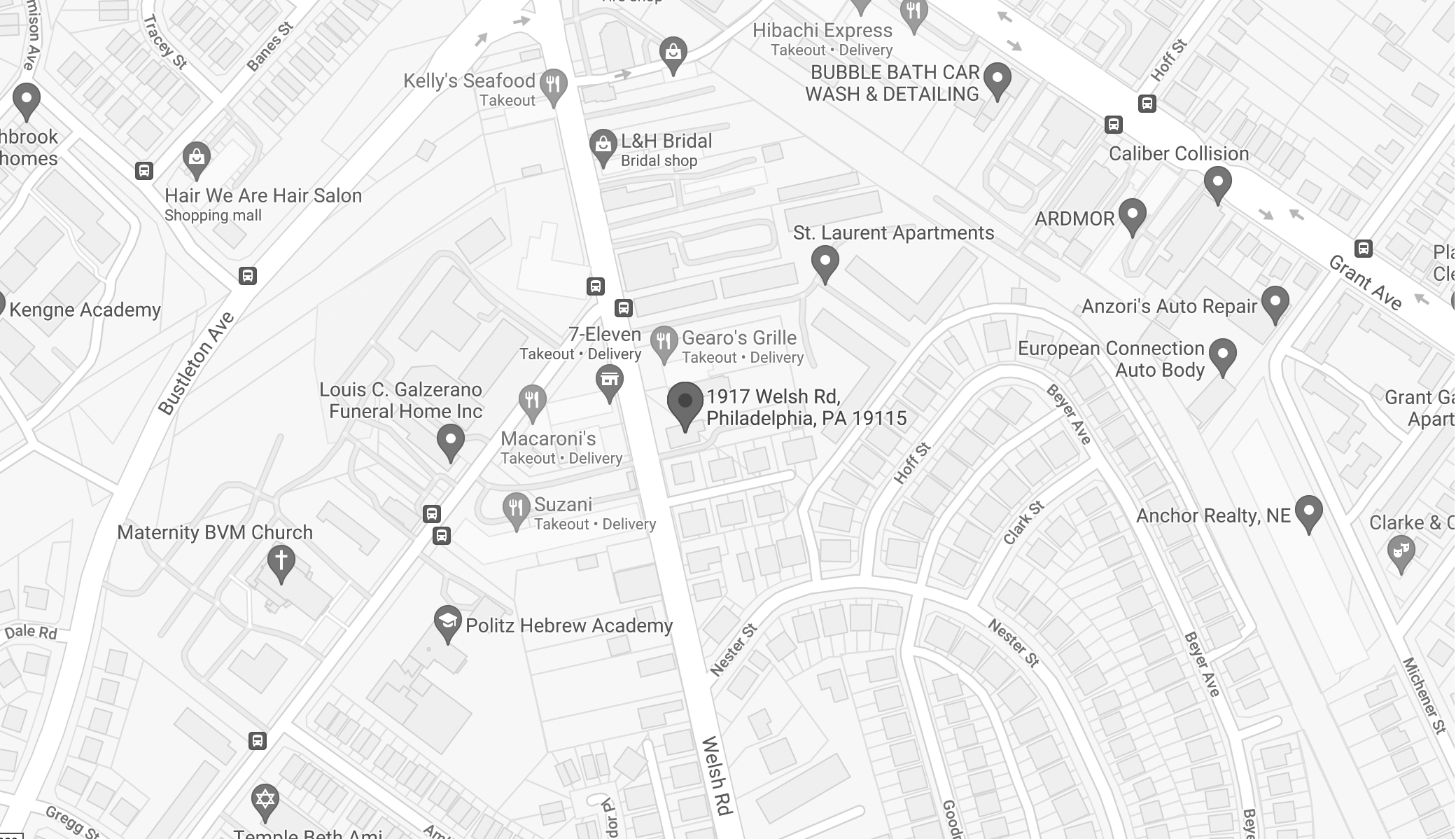 map location of office